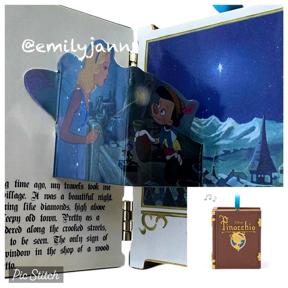 Pinocchio✨Storybook Musical Ornament